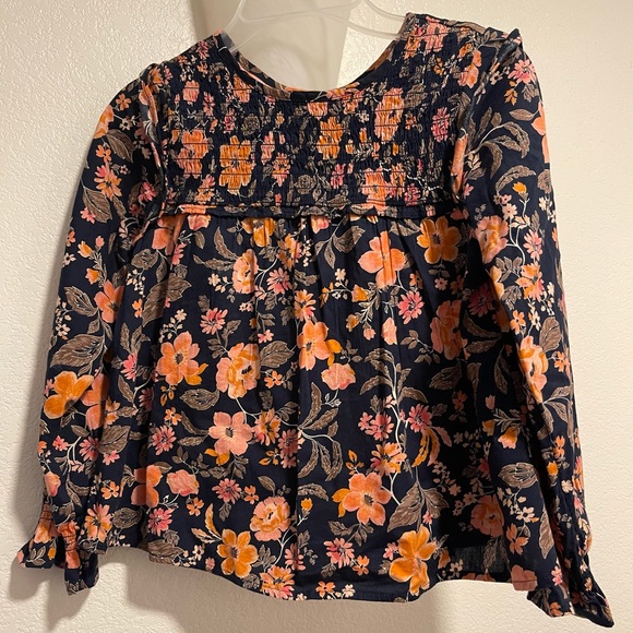 Old Navy Other - Old Navy - Coral & Dark Blue - Long Sleeve Shirt